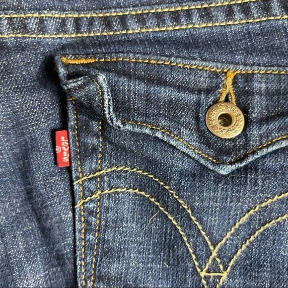 Levi's The Original Jean Tilted Flare Blue Jeans - Picture 4 of 10